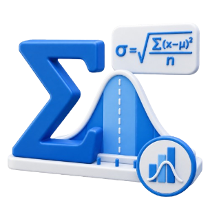 Illustration representing Standard Deviation Calculator